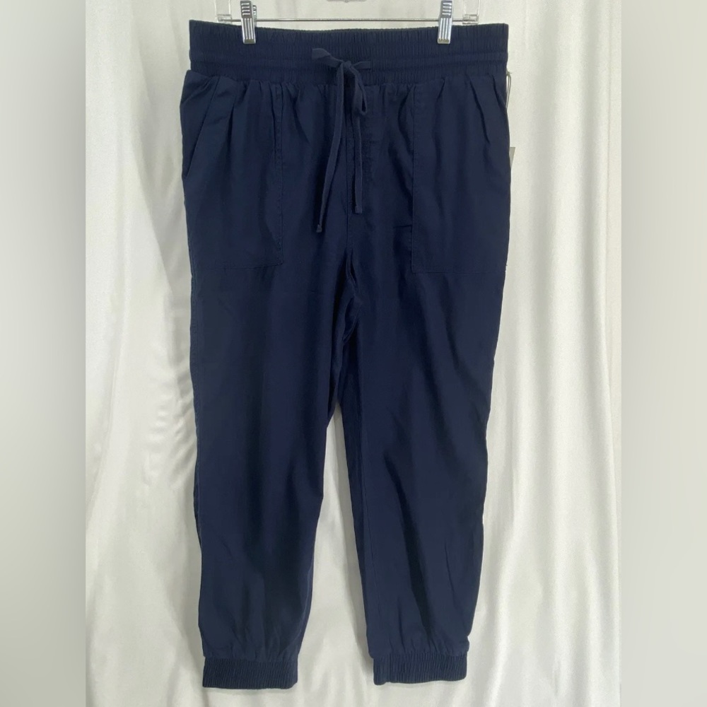A New Day Navy Blue Jogger Lyocell Blend Size  L